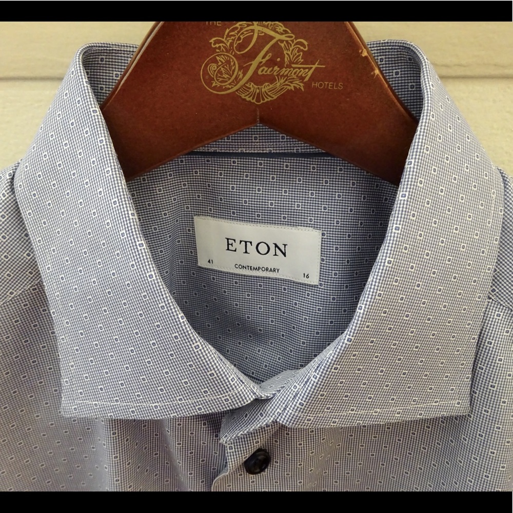 ETON Contemporary Fit Poplin 16 41